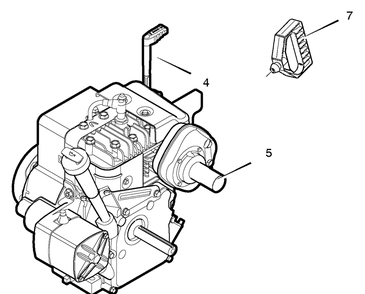 Engine Diagram and Parts List for 622591X85NB 2005 Briggs and Stratton Snow Blower